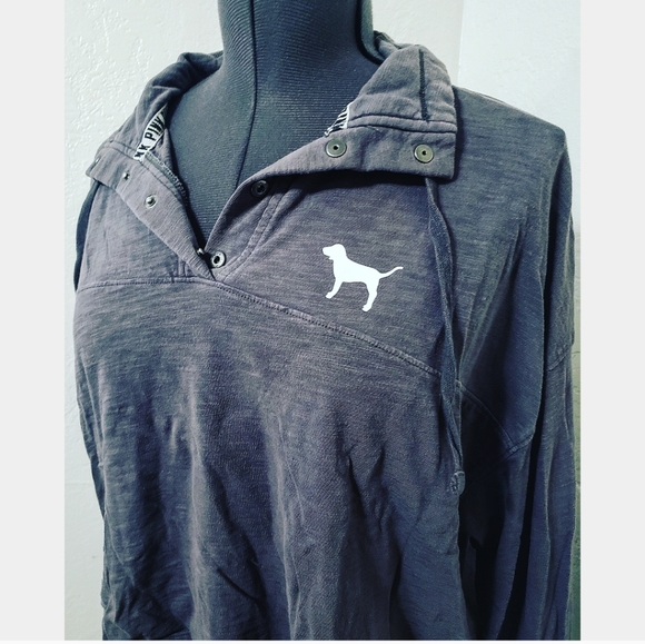 Pink VS Crop Sweatshirt - Picture 2 of 6